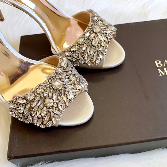 Badgley Mischka Hansen Crystal Embellished Sandal - Picture 3 of 8